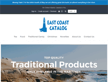 Tablet Screenshot of eastcoastcatalog.com
